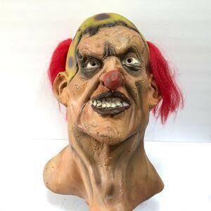 Halloween Mask Adult Scary Creepy Clown Mask Costume Prop Cosplay NEW w/o Tags